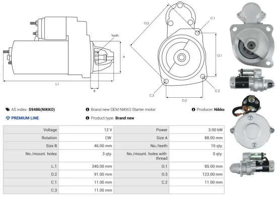Generator 12 V AS-PL A5409(MITSUBISHI) Bild Generator 12 V AS-PL A5409(MITSUBISHI)