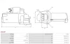 Starter 12 V 1,1 kW AS-PL S9525P Bild Starter 12 V 1,1 kW AS-PL S9525P
