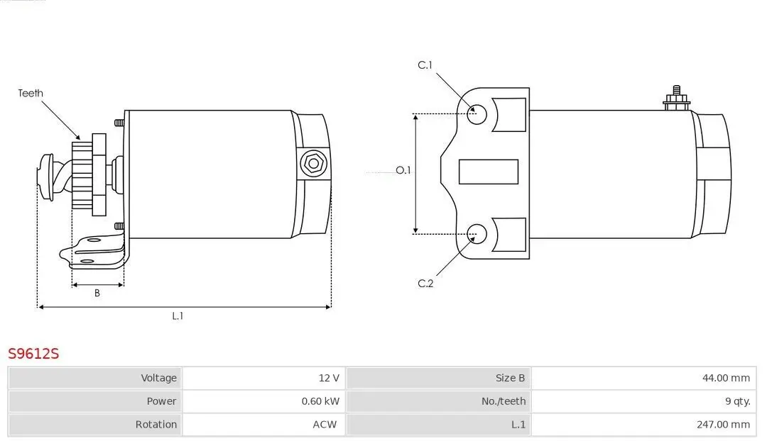 Generator 12 V AS-PL A6413S