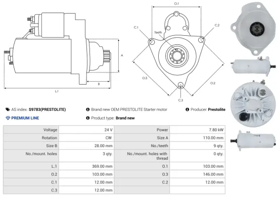 Generator 12 V AS-PL A6794S Bild Generator 12 V AS-PL A6794S