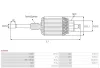 Anker, Starter 12 V 1,7 kW AS-PL SA0044 Bild Anker, Starter 12 V 1,7 kW AS-PL SA0044