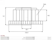 Starter 12 V 2,2 kW AS-PL S0230