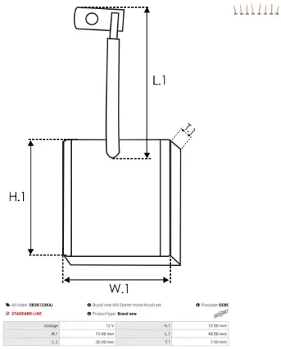 Generator 12 V AS-PL A3239S Bild Generator 12 V AS-PL A3239S