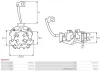 Halter, Kohlebürsten AS-PL SBH5007 Bild Halter, Kohlebürsten AS-PL SBH5007