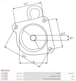 Starter 12 V 2,2 kW AS-PL S3229S