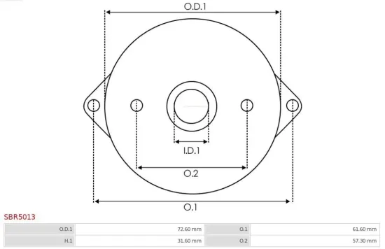 Starterdeckel, Vergaser AS-PL SBR5013 Bild Starterdeckel, Vergaser AS-PL SBR5013