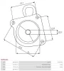 Starter 12 V 0,7 kW AS-PL S6525(DENSO) Bild Starter 12 V 0,7 kW AS-PL S6525(DENSO)