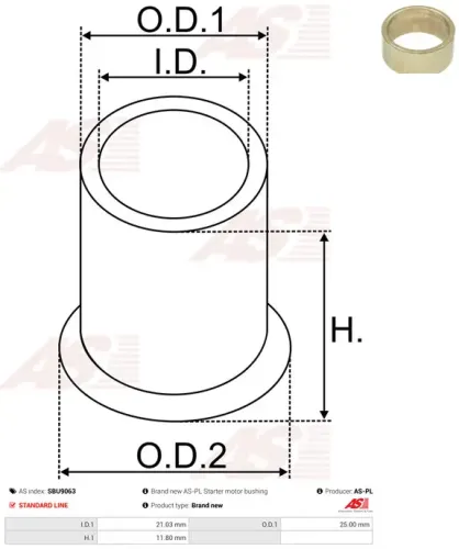 Generator 12 V AS-PL A0690S Bild Generator 12 V AS-PL A0690S
