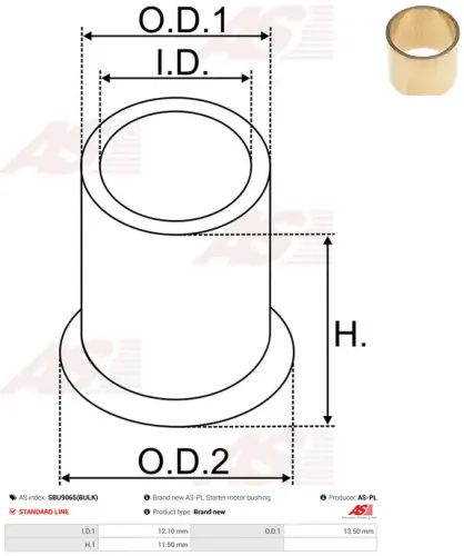 Generator 12 V AS-PL A0170PR Bild Generator 12 V AS-PL A0170PR