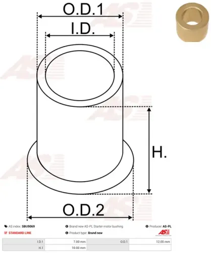 Generator 12 V AS-PL A6047(DENSO) Bild Generator 12 V AS-PL A6047(DENSO)