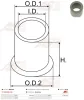 Buchse, Starterwelle AS-PL SBU9139 Bild Buchse, Starterwelle AS-PL SBU9139