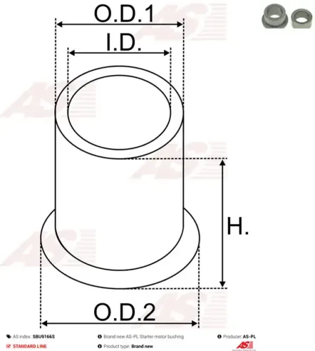 Generator 12 V AS-PL A3278 Bild Generator 12 V AS-PL A3278