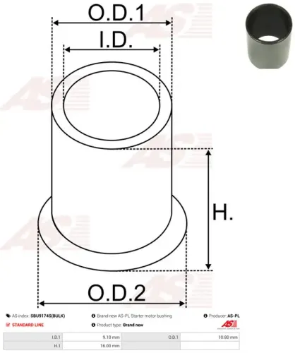 Generator 12 V AS-PL A3401PR Bild Generator 12 V AS-PL A3401PR