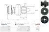 Freilaufgetriebe, Starter AS-PL SD0136(BOSCH) Bild Freilaufgetriebe, Starter AS-PL SD0136(BOSCH)