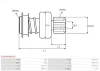 Freilaufgetriebe, Starter AS-PL SD3028(VALEO) Bild Freilaufgetriebe, Starter AS-PL SD3028(VALEO)