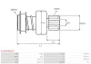 Freilaufgetriebe, Starter AS-PL SD3033(VALEO) Bild Freilaufgetriebe, Starter AS-PL SD3033(VALEO)