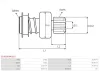 Freilaufgetriebe, Starter AS-PL SD3036(VALEO) Bild Freilaufgetriebe, Starter AS-PL SD3036(VALEO)