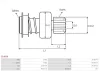 Freilaufgetriebe, Starter AS-PL SD3036 Bild Freilaufgetriebe, Starter AS-PL SD3036