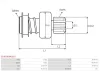 Freilaufgetriebe, Starter AS-PL SD3039(VALEO) Bild Freilaufgetriebe, Starter AS-PL SD3039(VALEO)