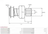 Freilaufgetriebe, Starter AS-PL SD3061(VALEO) Bild Freilaufgetriebe, Starter AS-PL SD3061(VALEO)