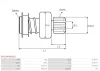 Freilaufgetriebe, Starter AS-PL SD3114(VALEO) Bild Freilaufgetriebe, Starter AS-PL SD3114(VALEO)