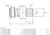 Freilaufgetriebe, Starter AS-PL SD3117P2 Bild Freilaufgetriebe, Starter AS-PL SD3117P2