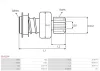 Freilaufgetriebe, Starter AS-PL SD3117P Bild Freilaufgetriebe, Starter AS-PL SD3117P