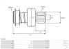 Freilaufgetriebe, Starter AS-PL SD5065 Bild Freilaufgetriebe, Starter AS-PL SD5065