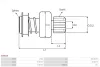 Freilaufgetriebe, Starter AS-PL SD6018 Bild Freilaufgetriebe, Starter AS-PL SD6018