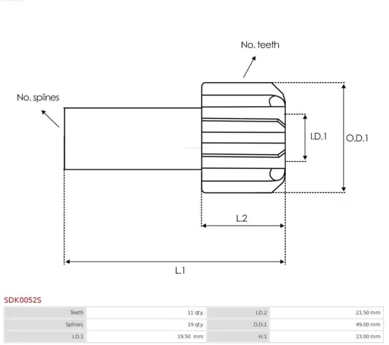Generator 12 V AS-PL A3085S Bild Generator 12 V AS-PL A3085S