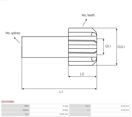 Generator 12 V AS-PL A6667S Bild Generator 12 V AS-PL A6667S