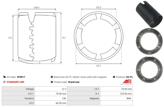 Generator 12 V AS-PL A0222 Bild Generator 12 V AS-PL A0222