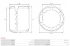 Erregerwicklung, Starter 12 V AS-PL SF1007 Bild Erregerwicklung, Starter 12 V AS-PL SF1007