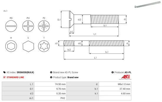 Generator 12 V AS-PL A3356S Bild Generator 12 V AS-PL A3356S