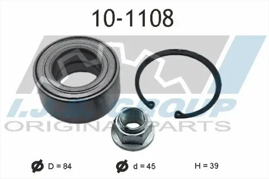 Radlagersatz Vorderachse IJS GROUP 10-1108 Bild Radlagersatz Vorderachse IJS GROUP 10-1108