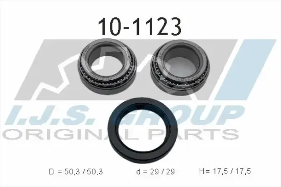 Radlagersatz Hinterachse IJS GROUP 10-1123 Bild Radlagersatz Hinterachse IJS GROUP 10-1123