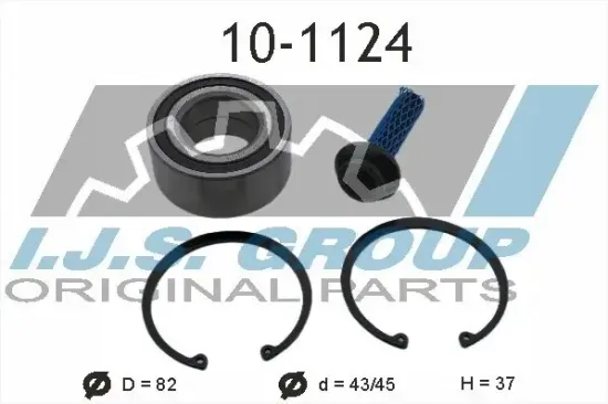 Radlagersatz Vorderachse IJS GROUP 10-1124 Bild Radlagersatz Vorderachse IJS GROUP 10-1124