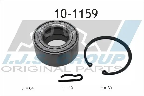 Radlagersatz Vorderachse IJS GROUP 10-1159