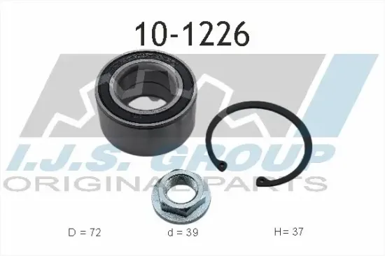 Radlagersatz Hinterachse links rechts IJS GROUP 10-1226 Bild Radlagersatz Hinterachse links rechts IJS GROUP 10-1226