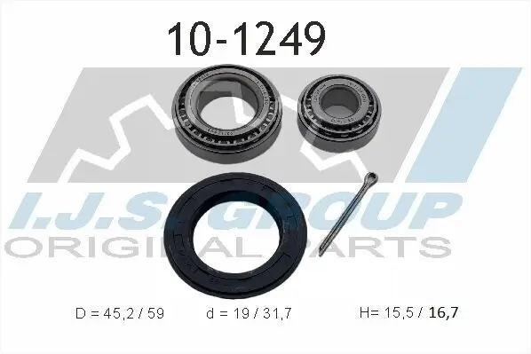 Radlagersatz IJS GROUP 10-1249