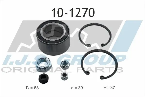 Radlagersatz beidseitig Vorderachse IJS GROUP 10-1270