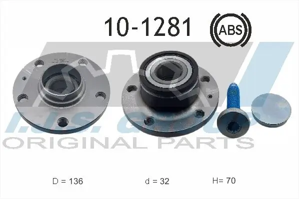 Radlagersatz Hinterachse IJS GROUP 10-1281