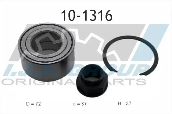 Radlagersatz beidseitig IJS GROUP 10-1316 Bild Radlagersatz beidseitig IJS GROUP 10-1316