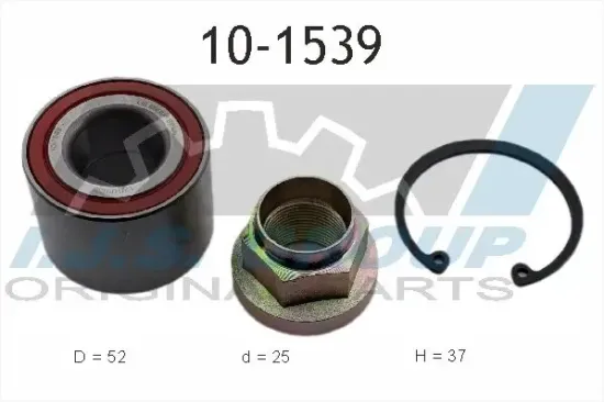 Radlagersatz Hinterachse IJS GROUP 10-1539 Bild Radlagersatz Hinterachse IJS GROUP 10-1539