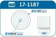 Riemenscheibe, Kurbelwelle IJS GROUP 17-1187