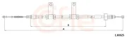 Seilzug, Feststellbremse hinten links COFLE 92.1.KI025