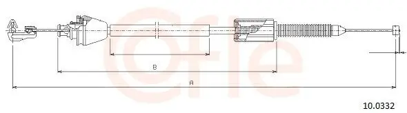 Gaszug COFLE 10.0332