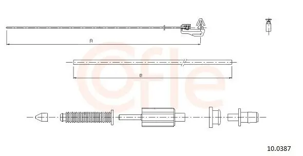 Gaszug COFLE 10.0387