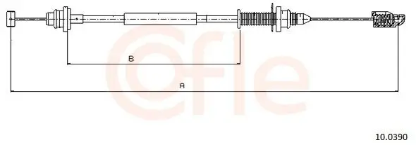 Gaszug COFLE 10.0390