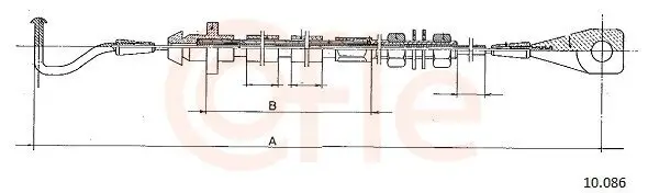 Gaszug COFLE 10.086